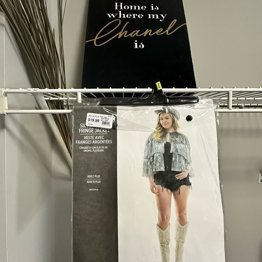 Metallic Fringe Jacket